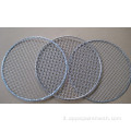 250 mm 280 mm Mesh di filo per griglia per barbecue usa e getta